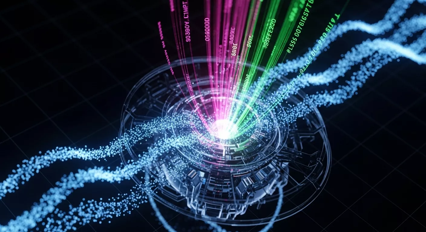 Abstract visualization of a marketing growth engine